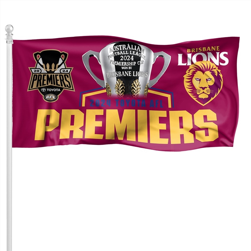 AFL: Brisbane Lions - Gf24 Pole Flag Ph2 - Brisbane Lions/Product Detail/Posters & Prints