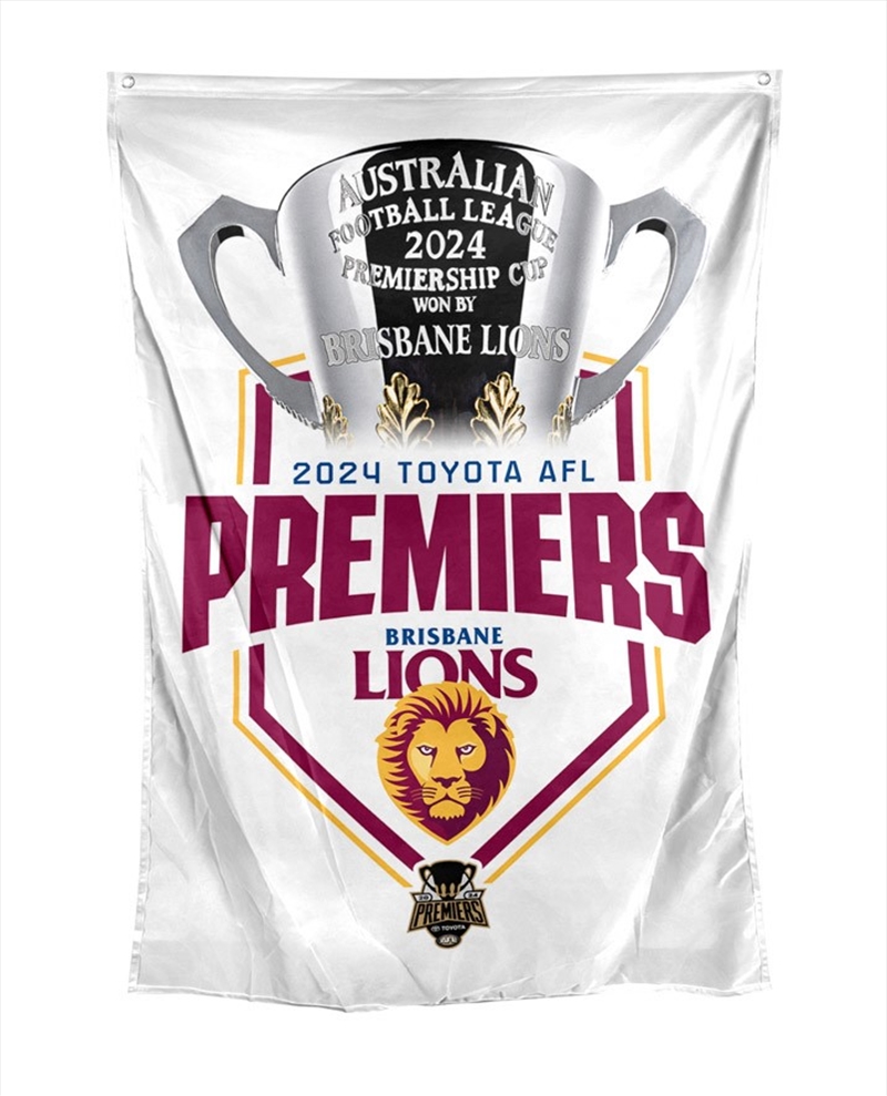 AFL: Brisbane Lions - Gf24 Wall Flag Ph1 - Brisbane Lions/Product Detail/Posters & Prints