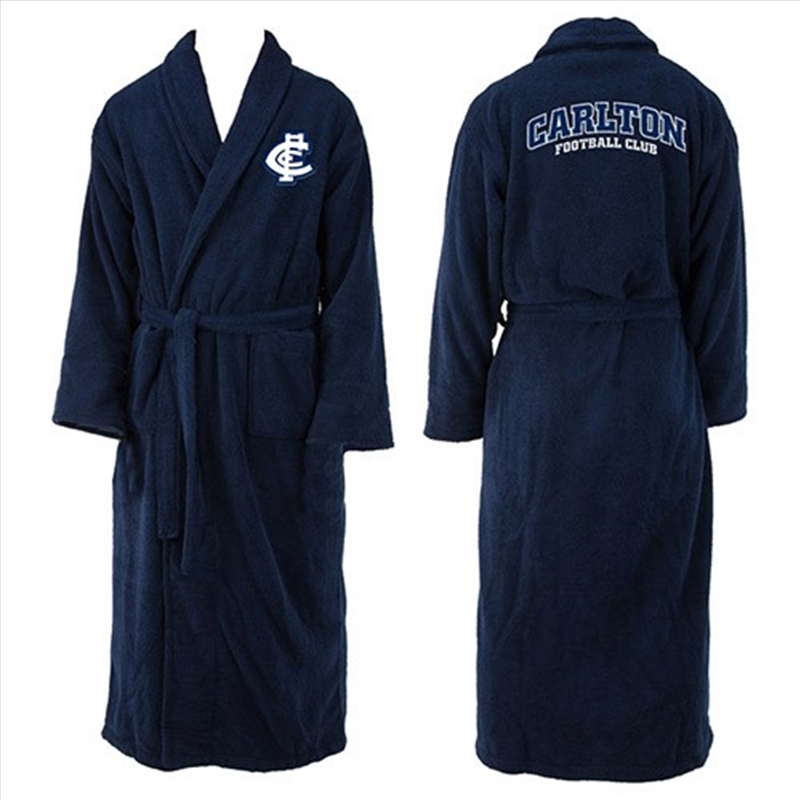 AFL: Carlton - Adult Long Sleeve Robe/Product Detail/Apparel