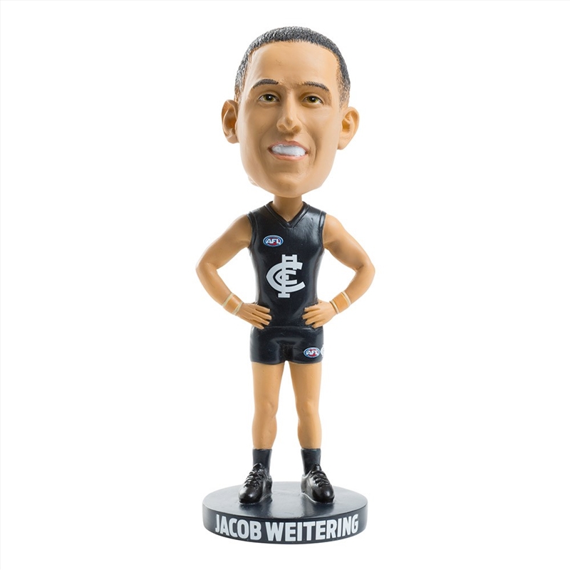 AFL: Carlton - Bobbleheaed: Jacob Weitering/Product Detail/Figurines