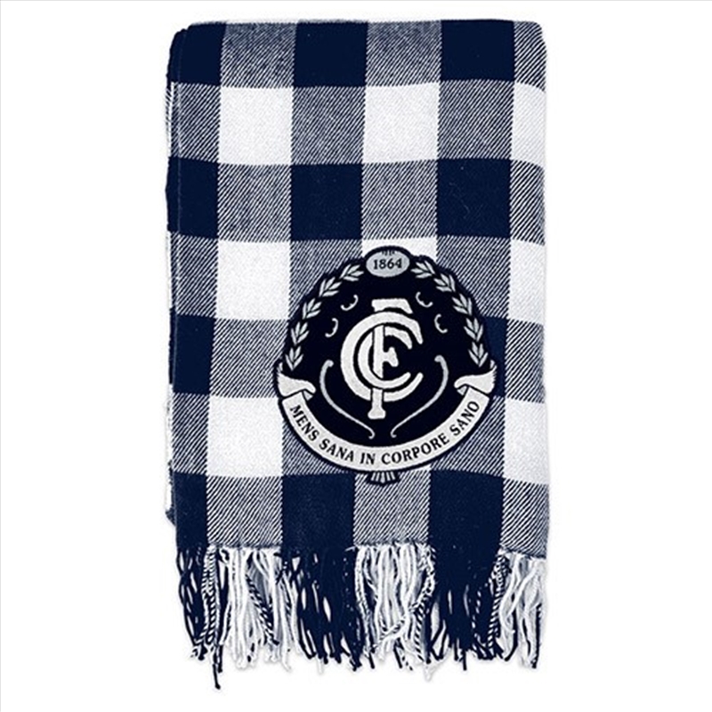 AFL: Carlton - Tartan Throw/Product Detail/Manchester