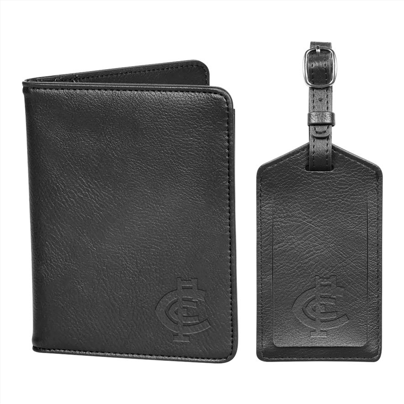 AFL: Carlton - Passport/ Luggage Tag Set/Product Detail/Wallets