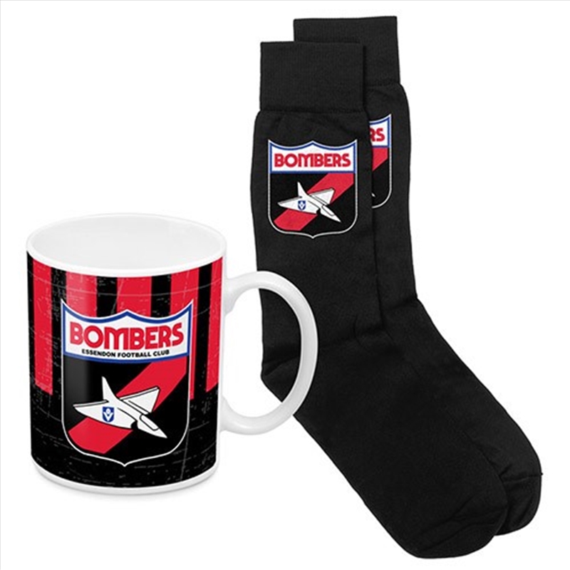 AFL: Essendon - Heritage Mug & Sock Pk/Product Detail/Mugs
