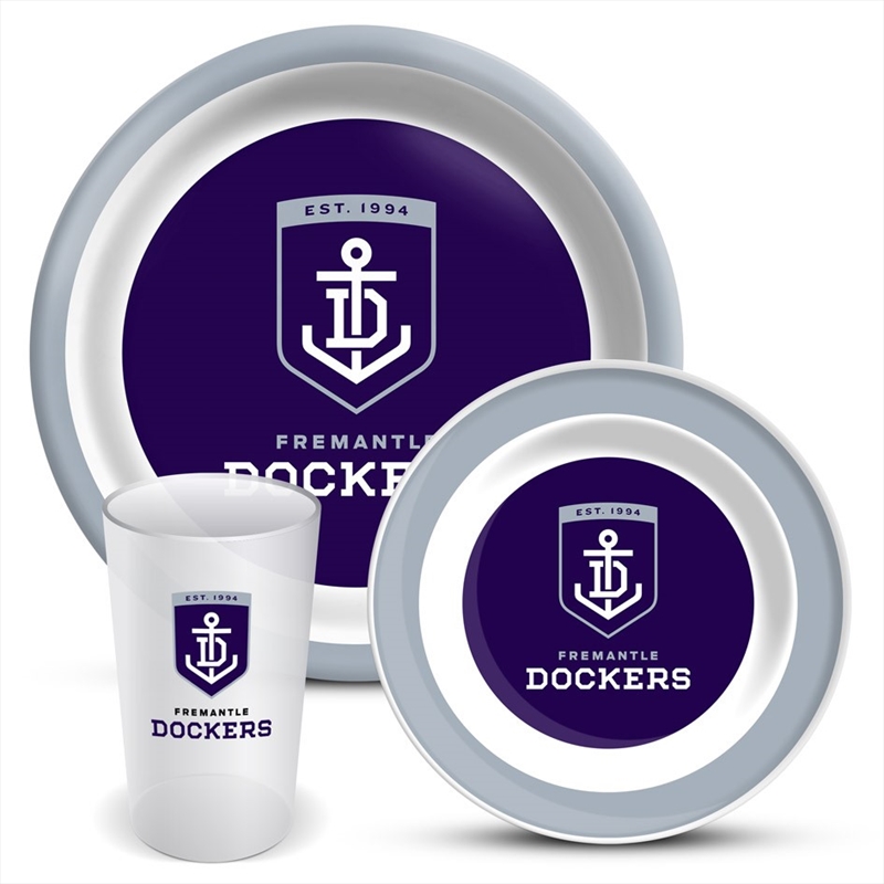 AFL: Fremantle - 3Pce Dinner Set/Product Detail/Diningware