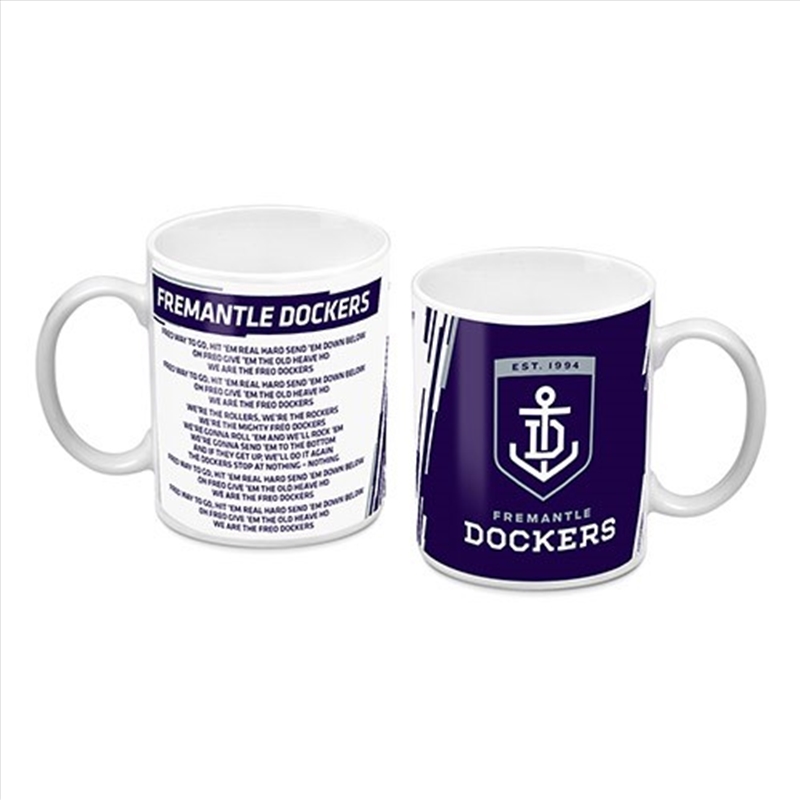 AFL: Fremantle - Logo And Song Mug/Product Detail/Mugs