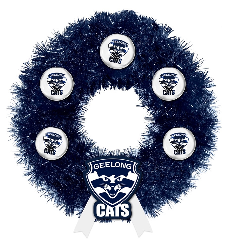 AFL: Geelong - Xmas Wreath/Product Detail/Decor