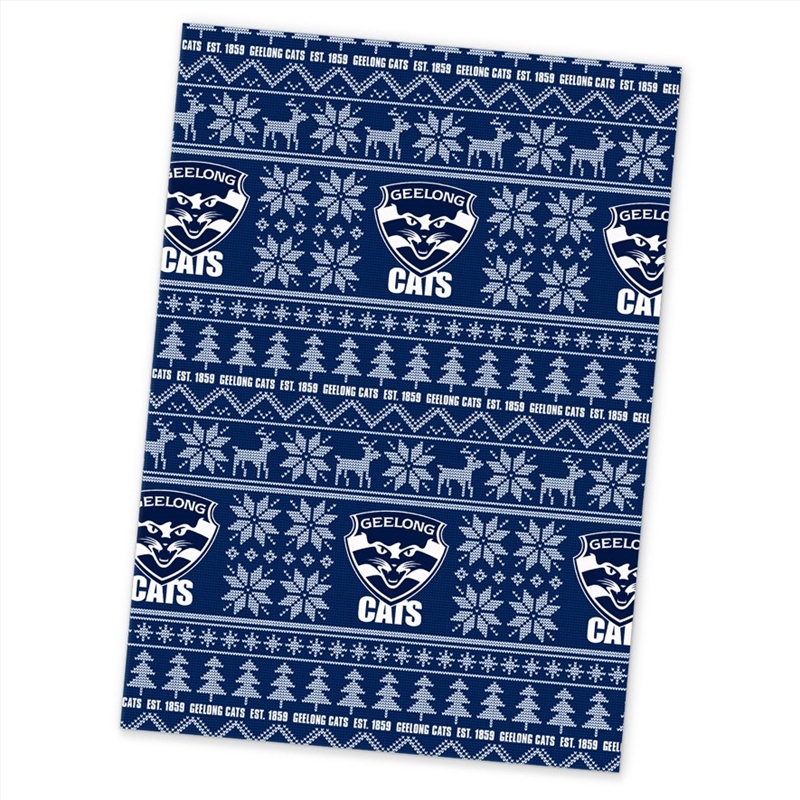 AFL: Geelong - Xmas Wrapping Paper/Product Detail/Party Accessories