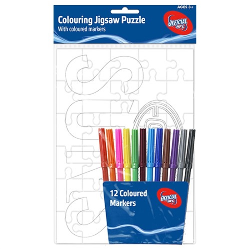 AFL: Gold Coast Suns - Puzzle / Marker Set/Product Detail/Arts & Craft