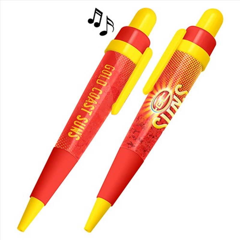 AFL: Gold Coast Suns - Musical Pen/Product Detail/Stationery