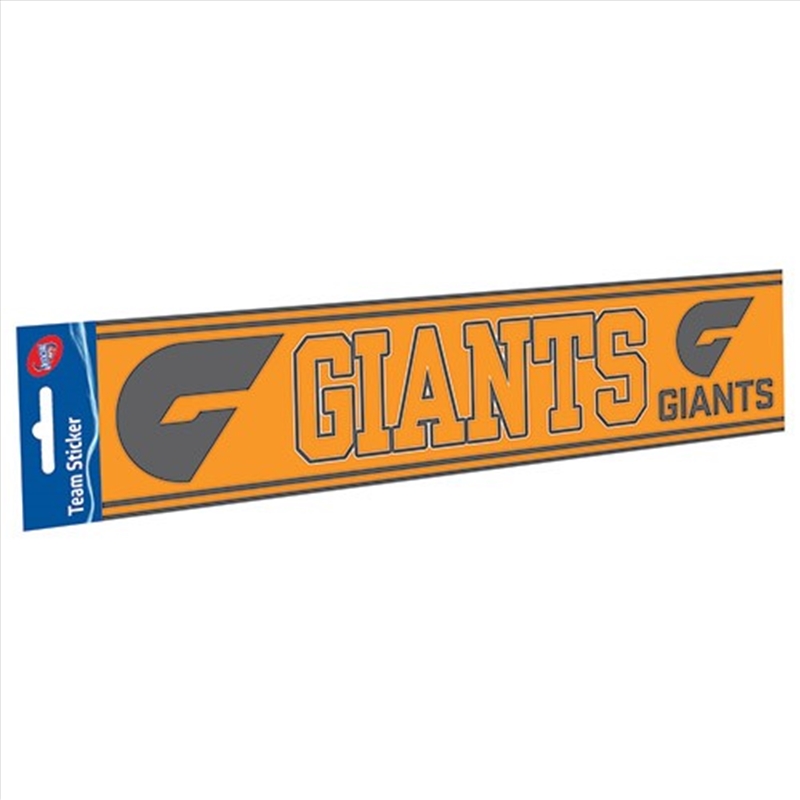 AFL: Gws Giants - Bumper Sticker/Product Detail/Stationery