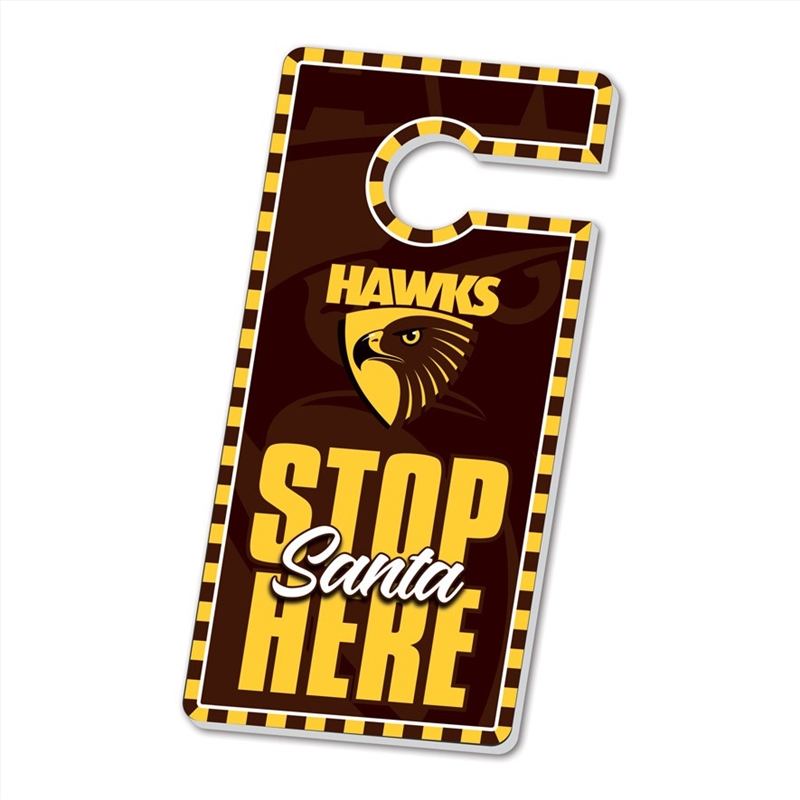 AFL: Hawthorn - Xmas Door Hanger/Product Detail/Homewares