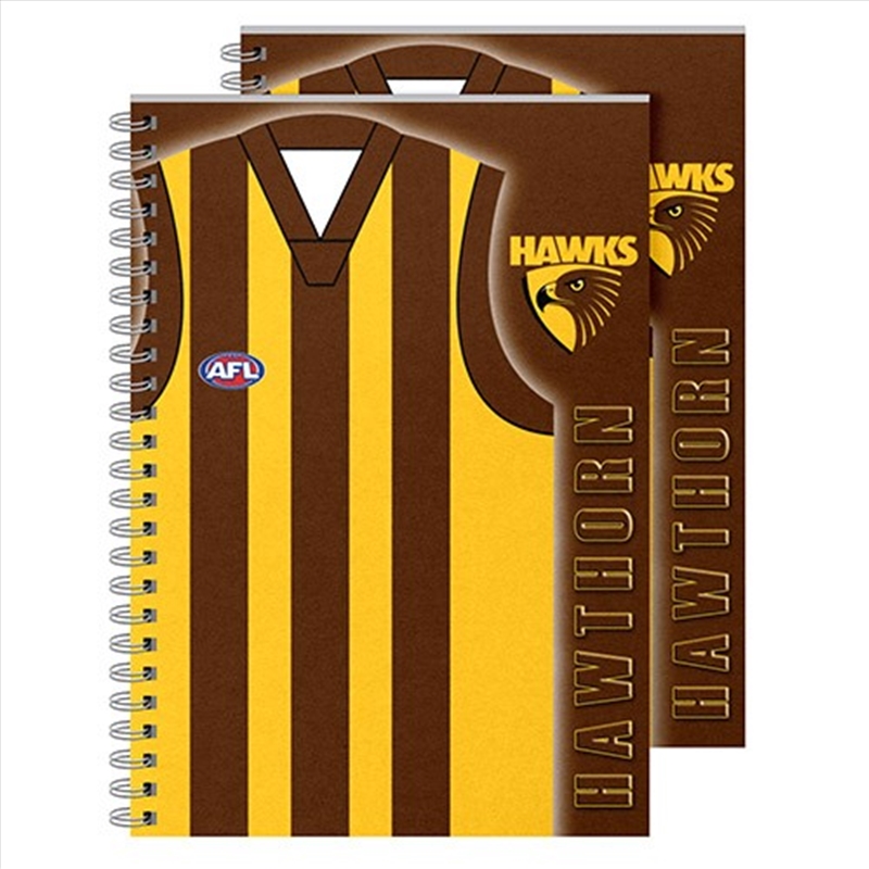 AFL: Hawthorn - Guernsey Notebook 2Pk/Product Detail/Notebooks & Journals
