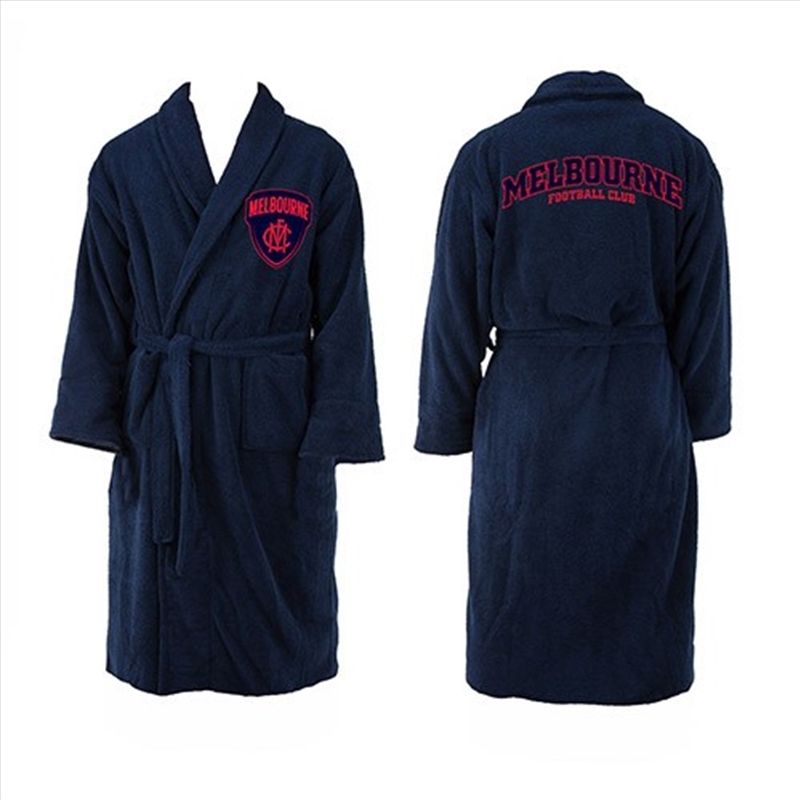 AFL: Melbourne - Youth Long Sleeve Robe - 6/Product Detail/Apparel