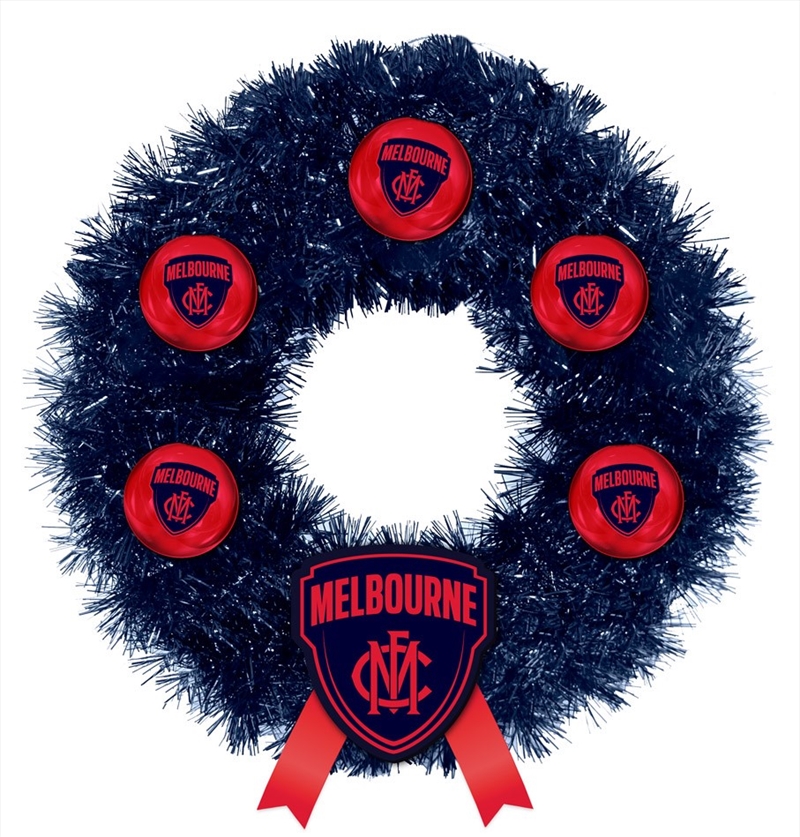 AFL: Melbourne - Xmas Wreath/Product Detail/Decor