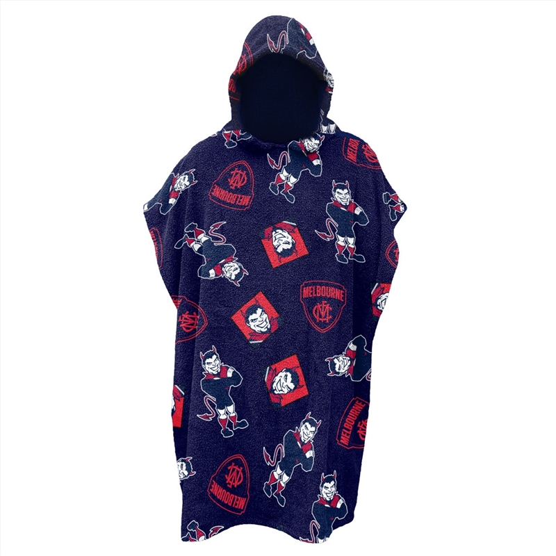 AFL: Melbourne - Youth Hooded Beach Towel/Product Detail/Manchester