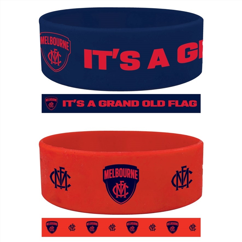 AFL: Melbourne - Set Of 2 Wrist Bands/Product Detail/Jewellery