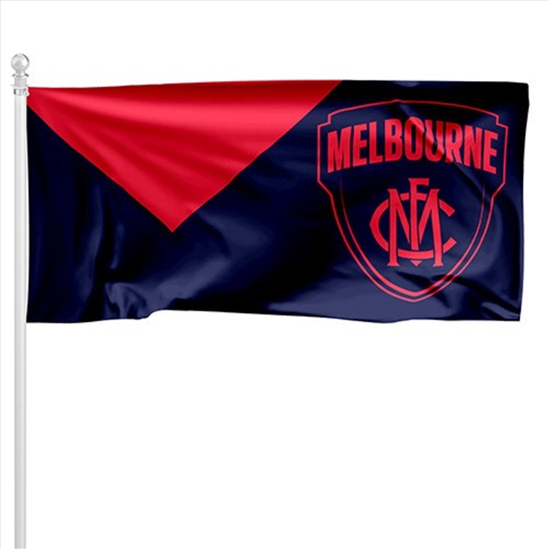 AFL: Melbourne - Pole Flag/Product Detail/Posters & Prints