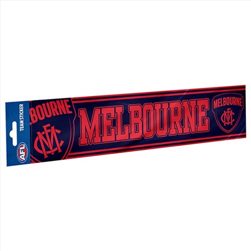 AFL: Melbourne - Bumper Sticker/Product Detail/Stationery