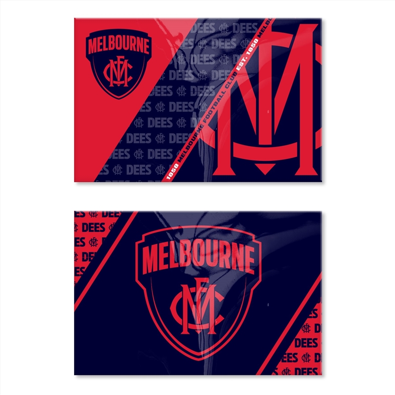 AFL: Melbourne - Set Of 2 Magnets/Product Detail/Stationery