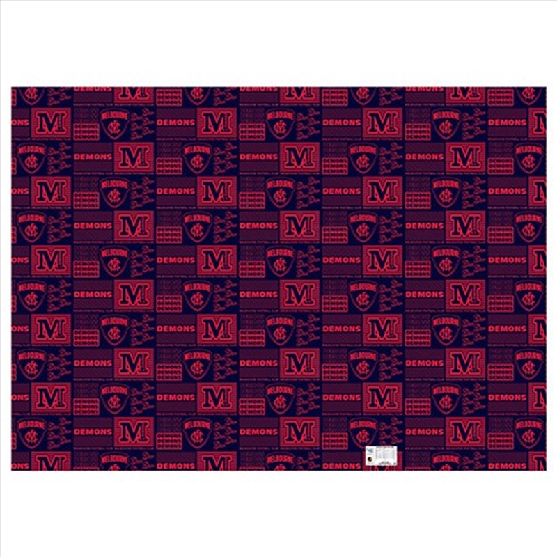 AFL: Melbourne - Wrapping Paper/Product Detail/Party Accessories