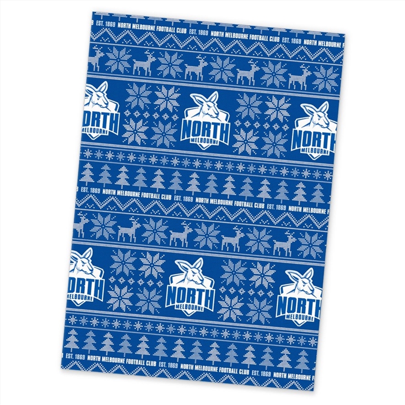 AFL: North Melbourne - Xmas Wrapping Paper/Product Detail/Party Accessories