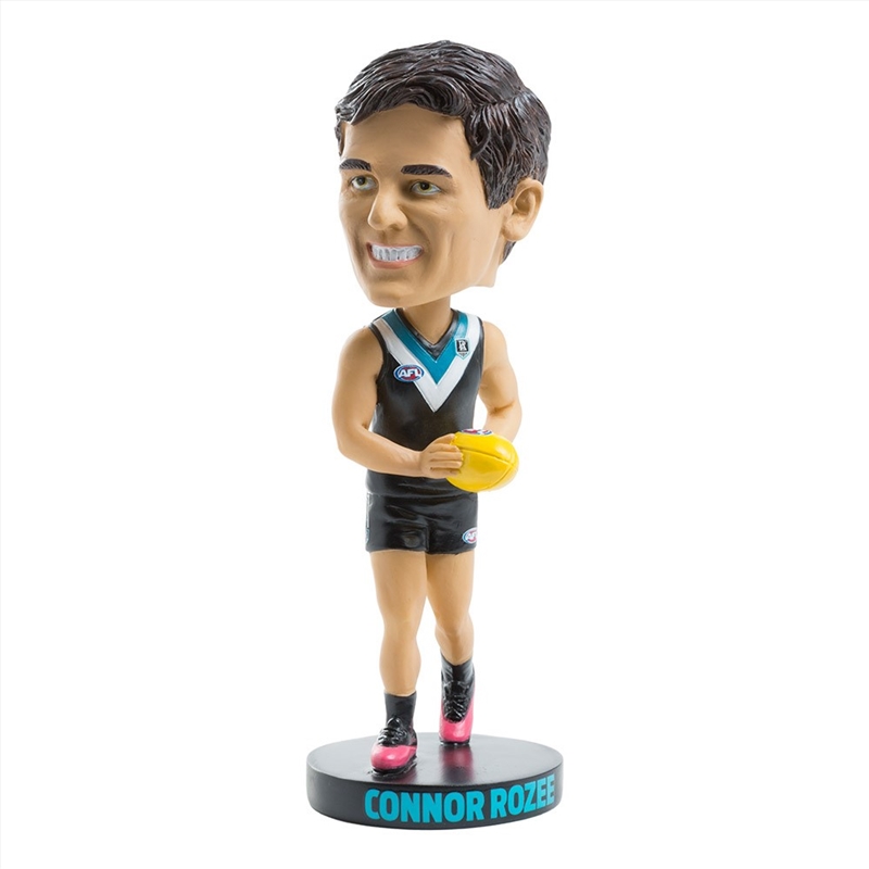 AFL: Port Adelaide - Bobblehead: Captain Connor Rozee/Product Detail/Figurines