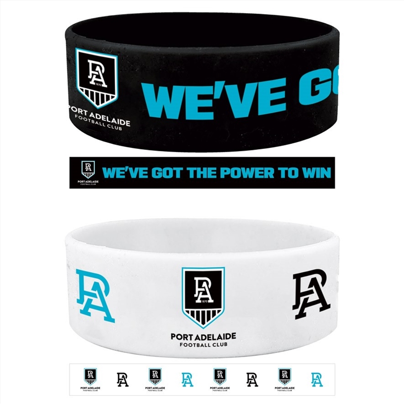 AFL: Port Adelaide - Set Of 2 Wrist Bands/Product Detail/Jewellery