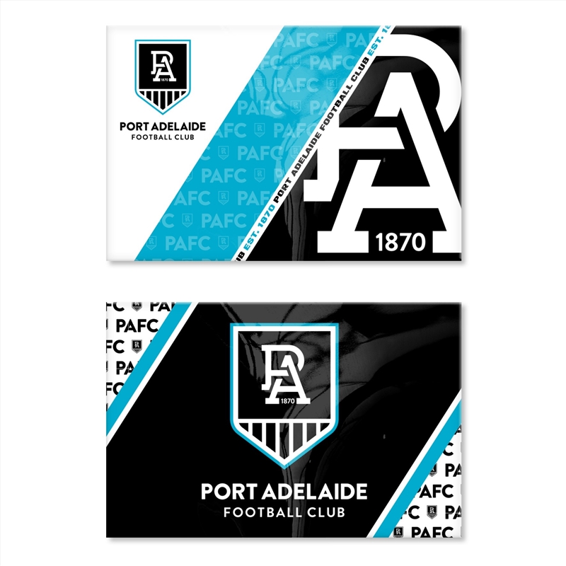 AFL: Port Adelaide - Set Of 2 Magnets/Product Detail/Stationery