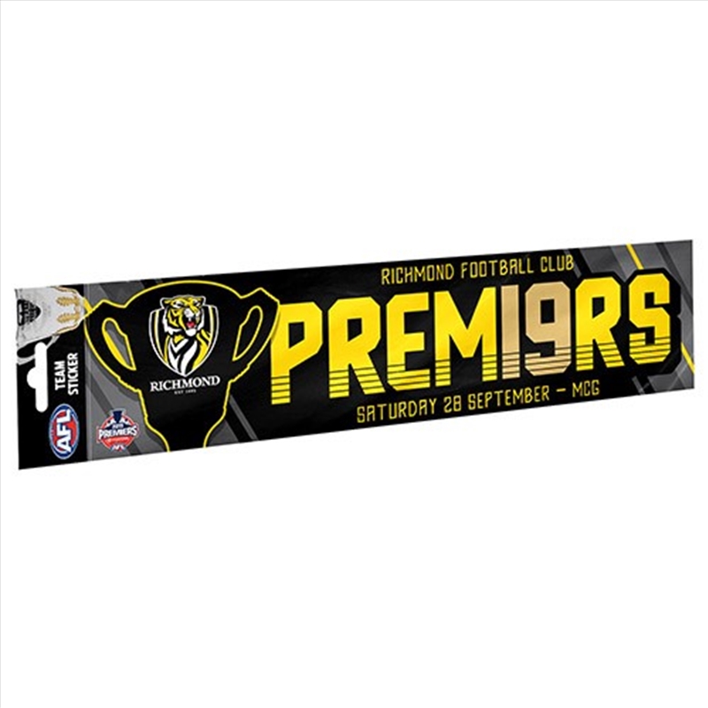 AFL: Richmond - Gf19 Richmond Bumper Sticker Ph1/Product Detail/Stationery