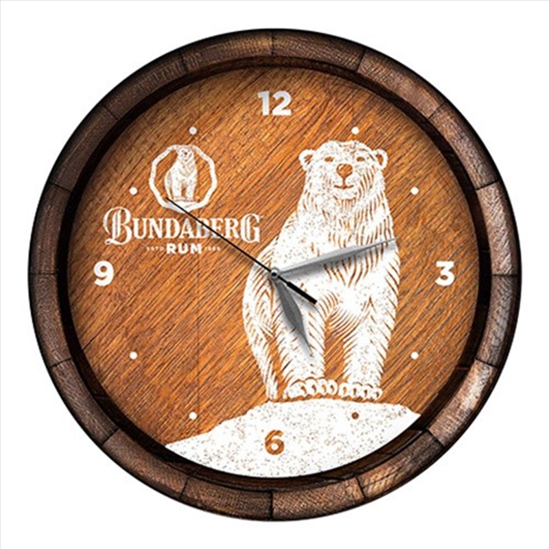 Bundaberg Rum - Bundy Bear Wooden Clock/Product Detail/Clocks