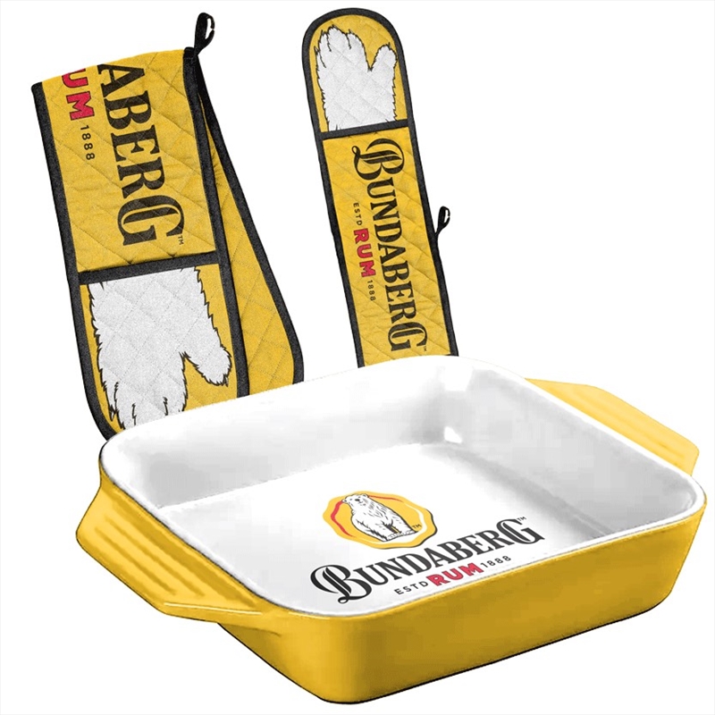 Bundaberg Rum - Bundy Baking Tray & Mitt Set/Product Detail/Kitchenware