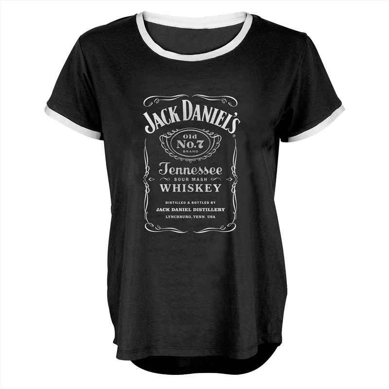 Jack Daniels - Full Label Ringer Tee - 16/Product Detail/Shirts