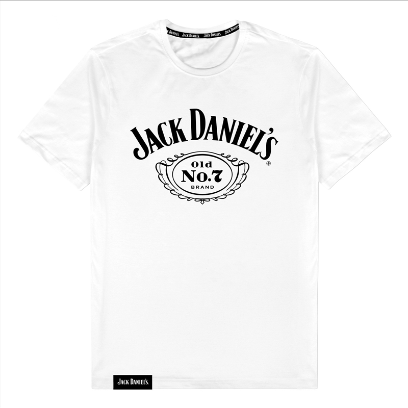 Jack Daniels - White Logo Tee - M/Product Detail/Shirts