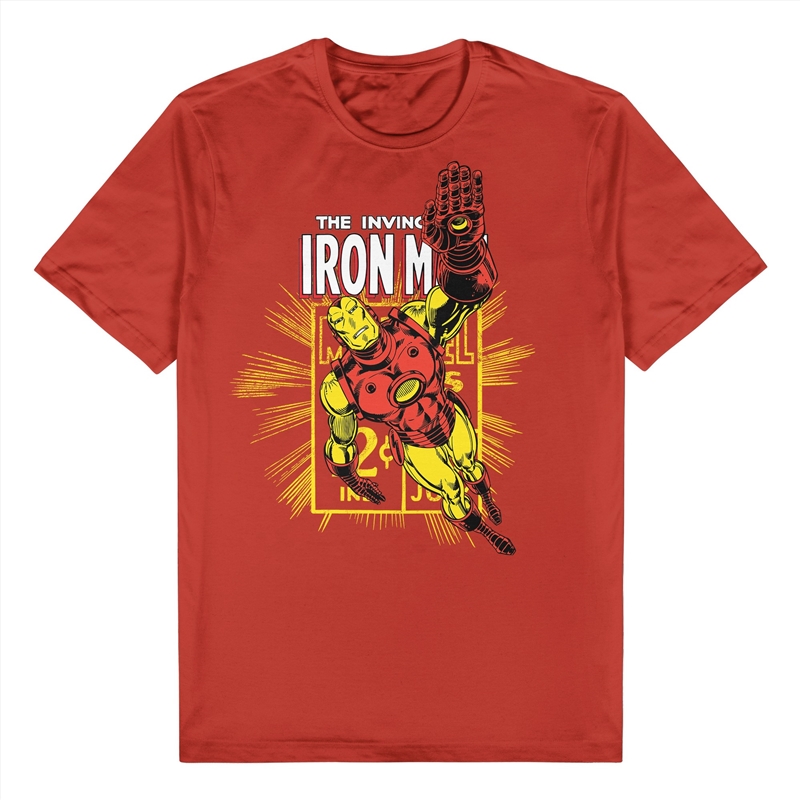 Marvel - Iron Man Comic Mens Tee - L/Product Detail/Shirts