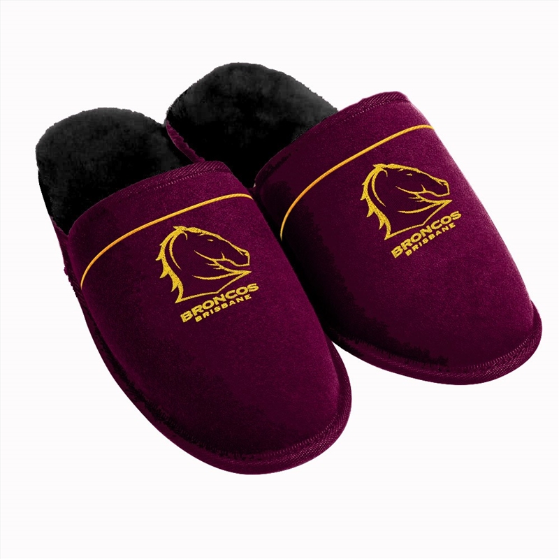 NRL: Broncos - Slippers - S6-7/Product Detail/Footwear