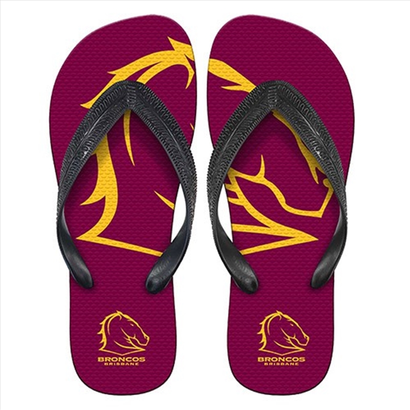 NRL: Broncos - Thongs - M/Product Detail/Footwear