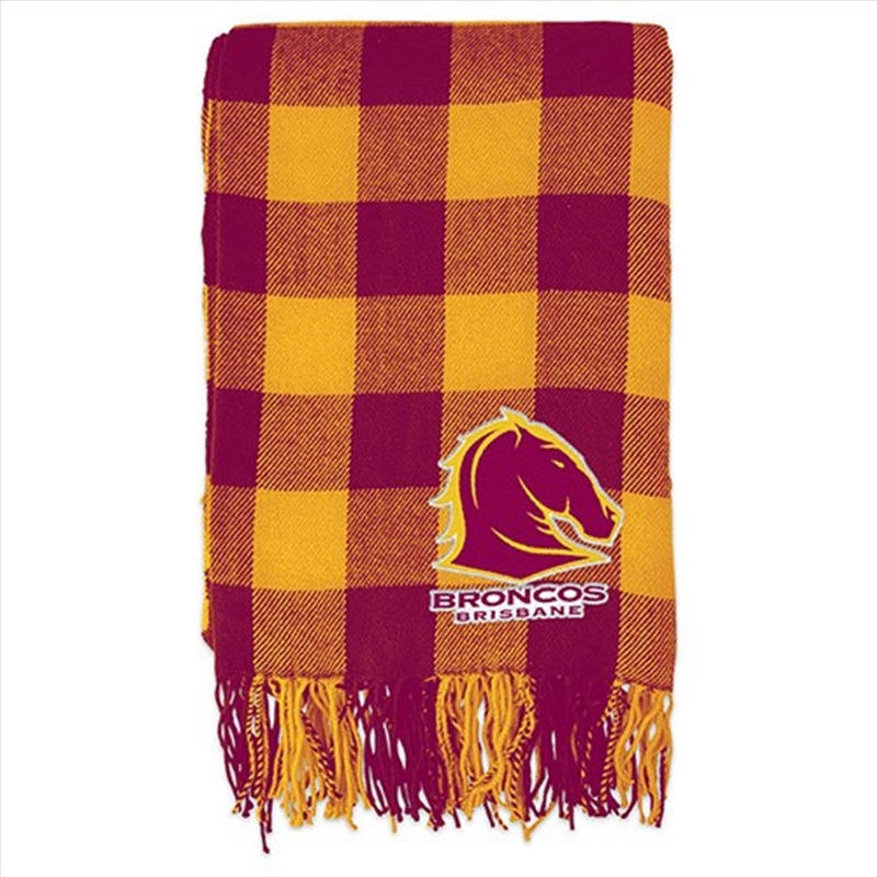 NRL: Broncos - Tartan Throw/Product Detail/Manchester