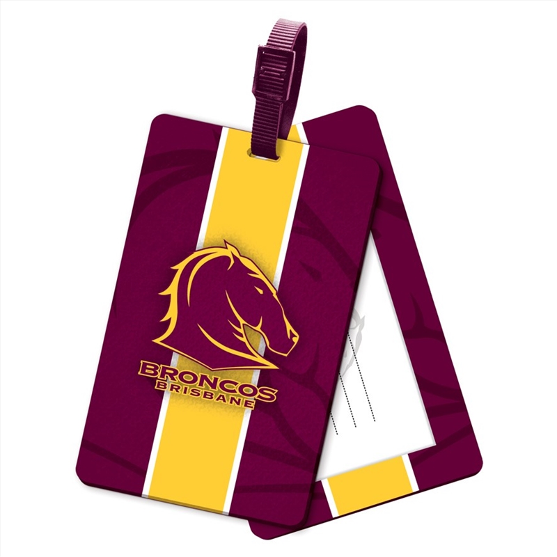 NRL: Broncos - Kids Rubber Bag Tag/Product Detail/Keyrings