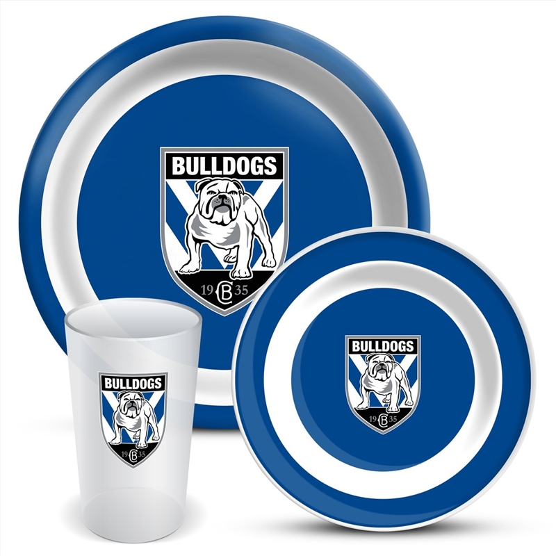 NRL: Bulldogs - 3Pce Dinner Set/Product Detail/Diningware