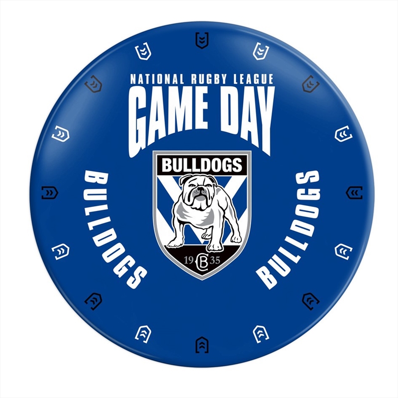 NRL: Bulldogs - Snack Plate/Product Detail/Diningware