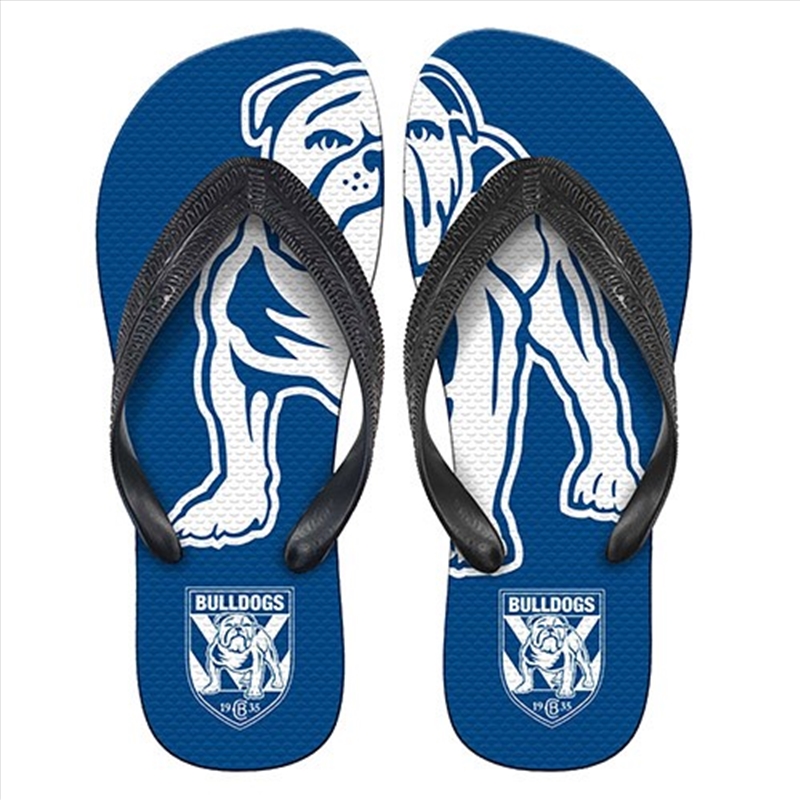 NRL: Bulldogs - Thongs - M/Product Detail/Footwear