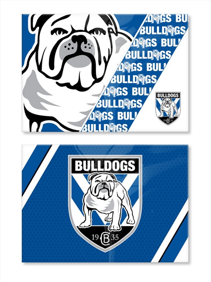 NRL: Bulldogs - Set Of 2 Magnets/Product Detail/Stationery