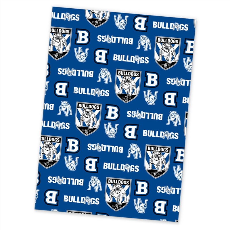NRL: Bulldogs - Wrapping Paper/Product Detail/Party Accessories