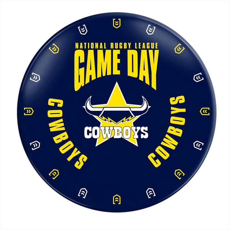 NRL: Cowboys - Snack Plate/Product Detail/Diningware