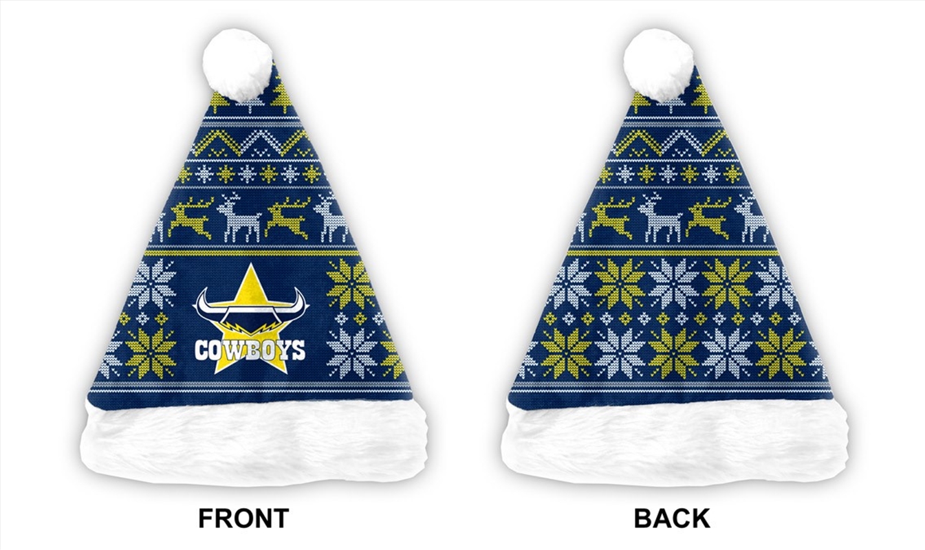 NRL: Cowboys - Xmas Santa Hat/Product Detail/Caps & Hats