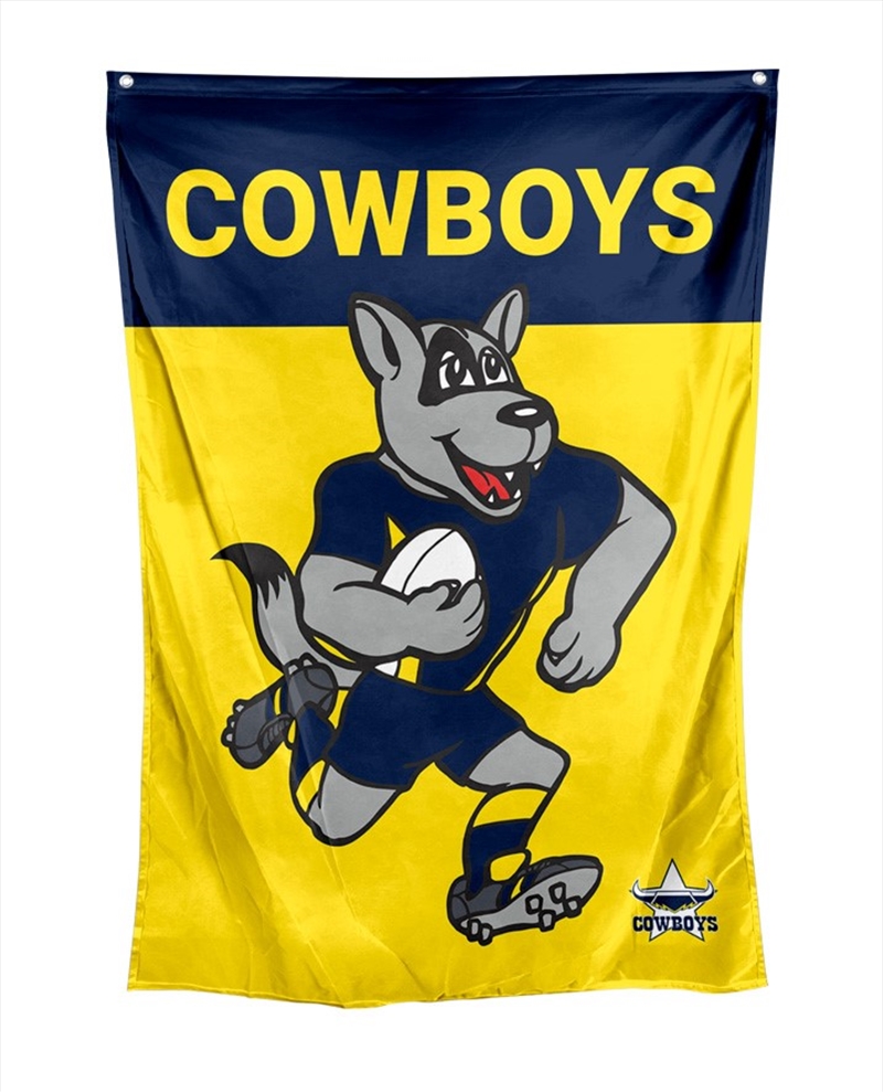 NRL: Cowboys - Mascot Wall Flag/Product Detail/Posters & Prints