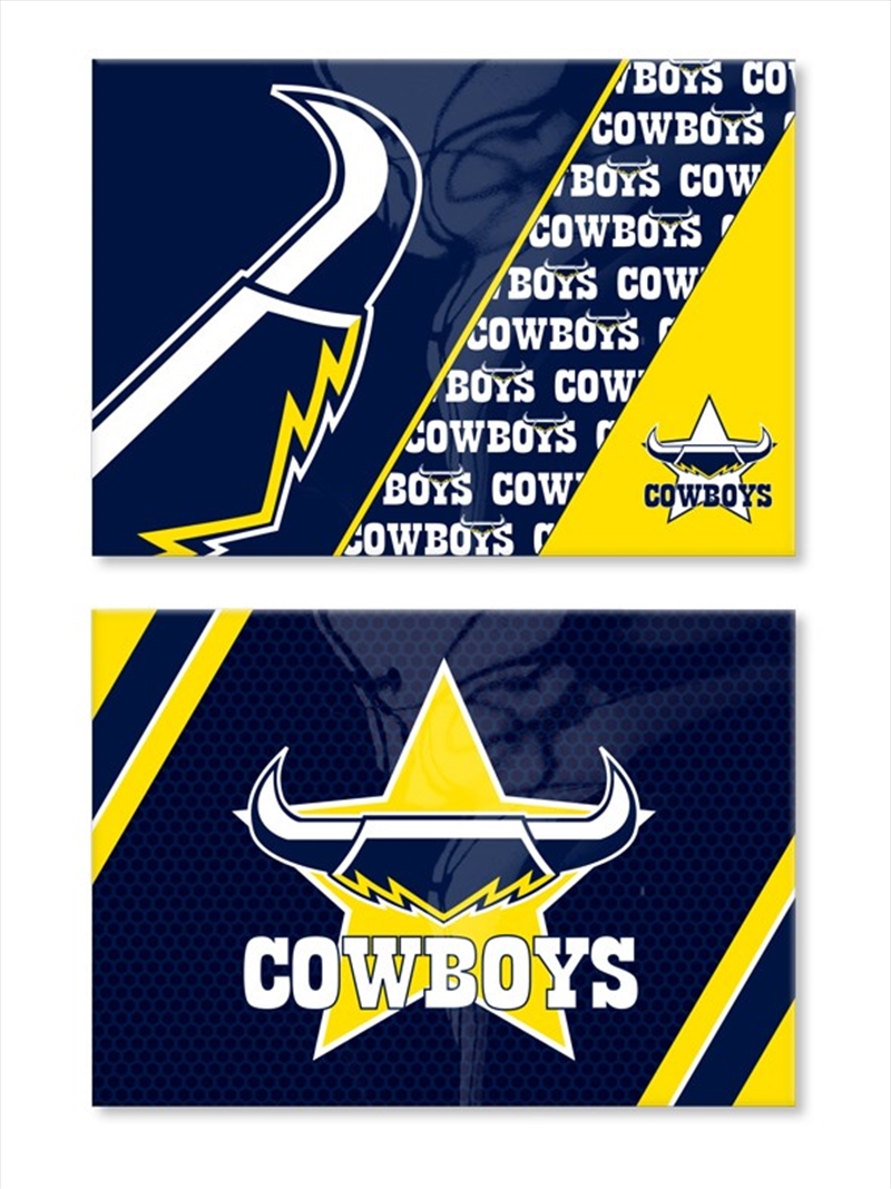NRL: Cowboys - Set Of 2 Magnets/Product Detail/Stationery