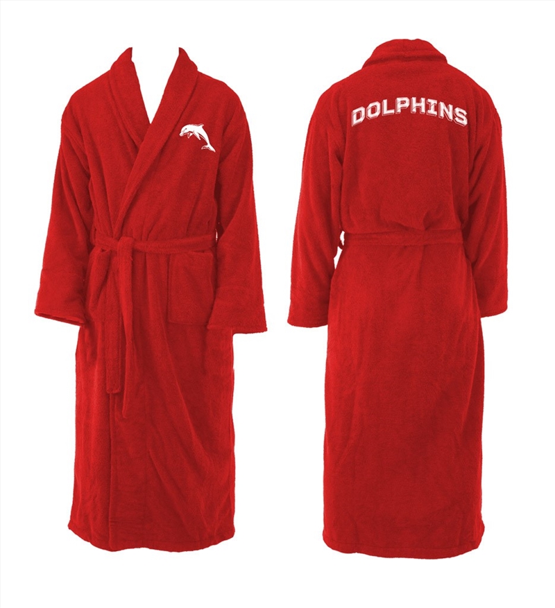 NRL: Dolphins - Long Sleeve Robe/Product Detail/Apparel