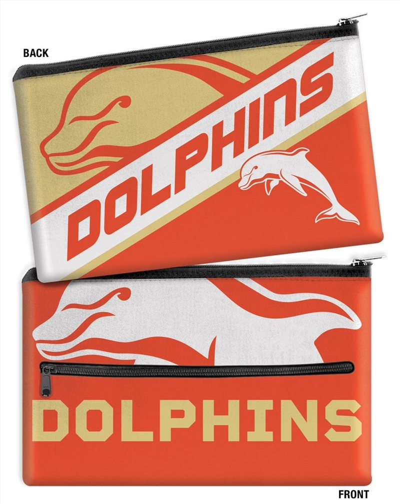 NRL: Dolphins - Large Pencil Case/Product Detail/Pencil Cases