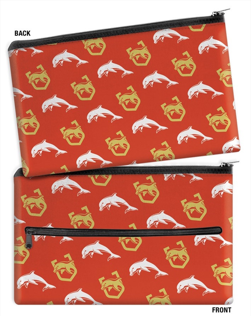 NRL: Dolphins - Large Pencil Case/Product Detail/Pencil Cases